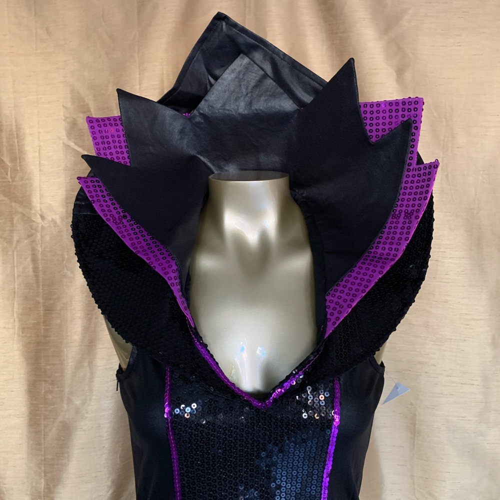 HALLOWEEN COSPLAY COSTUME WOMEN MALEFICENT EVIL QUEEN VILLAIN SLEEPING BEAUTY